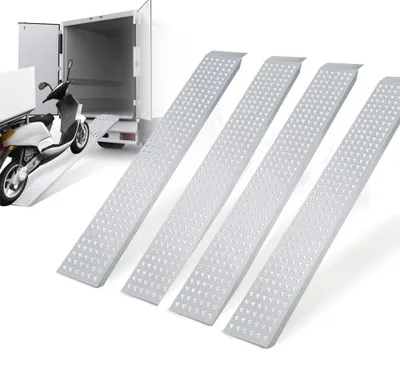Productafbeelding van 4 Oprijplaten met 400 kg Draagvermogen, Antislip Ontwerp