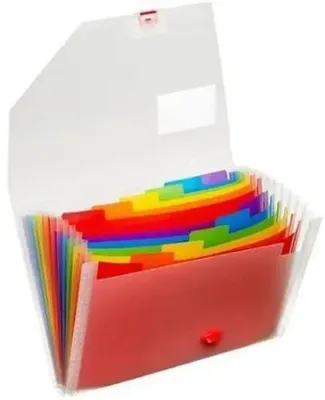 Obrázek produktu pro Teczka A4 Rainbow 13 Przekładek Snopake