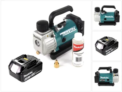 Produktbild von Makita DVP 180 M1 18V Akku Vakuumpumpe + 1x BL 1840 B 4,0 Ah Akku