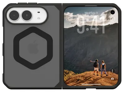 Productafbeelding van UAG Mouve Magnetic Backcover voor de Apple iPhone Duo - Ash