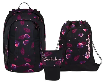 Produktbild von Satch, Schulrucksack-Set AIR Mystic Nights 3-teilig