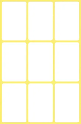 Produktbild von Etiketten 38x24mm VE=10x63 Stück weiß