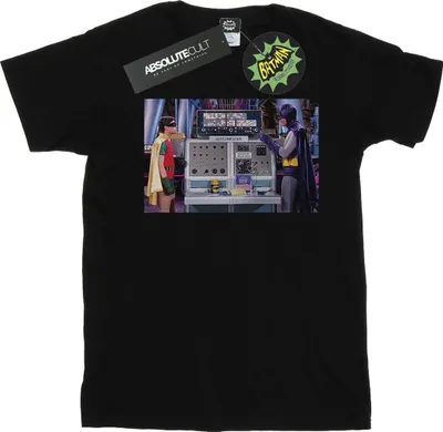 Produktbild von DC Comics - "Batman TV Series Batcomputer" T-Shirt für Herren BI16521 (S) (Schwarz)