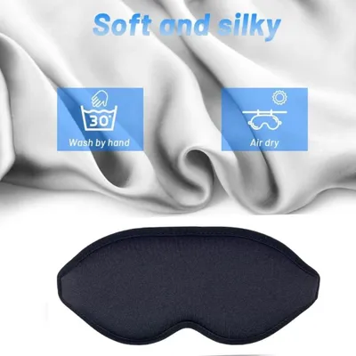 Produktbild von Komfortables und Leichtgewichtiges Schlafmasker mit 100% Verdunkelung - Ergonomische 3D Augenmaske für Damen und Herren