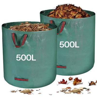 Produktbild von Set aus 2 Gartenabfallsäcken 500 L mit Griffen