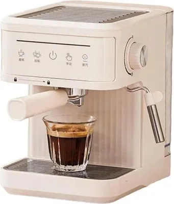 Immagine prodotto di Macchina per caffè espresso, montalatte automatico, funzionamento semiautomatico, bianco, UE
