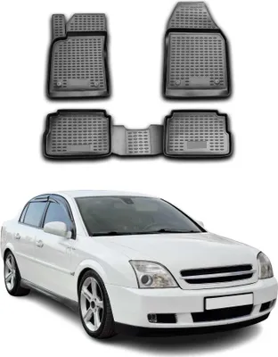 Produktbild von OMAC Gummimatten Fußmatten für Opel Vectra 2002-2008 TPE Automatten Schwarz 4x
