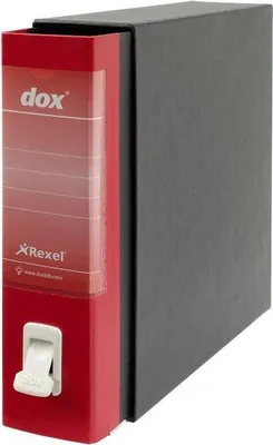 Obrázek produktu pro Rexel D26211 Kroužková vazba Foolscap černá, červená