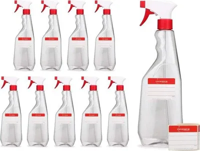 Productafbeelding van Famanu spuitflessen, 750 ml - 10 stuks - met spuitmond - verstelbare spuitkop