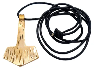 Obrázek produktu pro CRAFTOMATIK, středověký amulet | Ručně vyrobený vikingský přívěsek | Červená měď