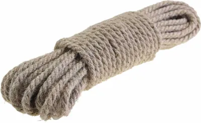 Produktbild von 1m Meterware Juteseil gedreht Kordel Naturseil Tauwerk, natur, Durchmesserwahl, Größe:8mm