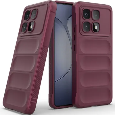 Produktbild von Handyhülle für Xiaomi Redmi K70 Ultra Weich TPU Silikon Stossfest Anti-rutsch Hülle bordeaux