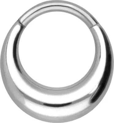 Produktbild von Ohrpiercing, Nasenpiercing, Septum Piercing Titan Segmentring Clicker DESIGN
