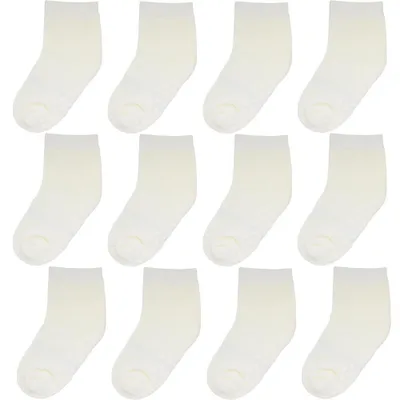 Produktbild von YALION StoppersockenKinder 12 Paar Antirutschsocken Baby Jungen Rutschsocken ABS Baumwolle Socken Mädchen Crew Socks Sternenpunkt-Gel-Stil 2-3 Jahre
