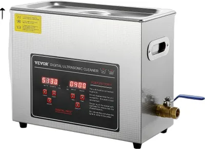 Obrázok produktu pre Ultrazvuková čistička, prenosný dizajn, funkcia vyhrievania, 6 l