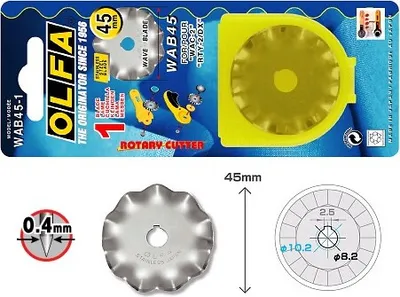 Obrázok produktu pre Náhradná okrúhla čepeľ OLFA WAB45-1