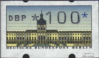 Produktbild von Briefmarken Berlin (West) 1987 Mi ATM1, 1.00 Nominale mit Zählnummer postfrisch Automatenmarken