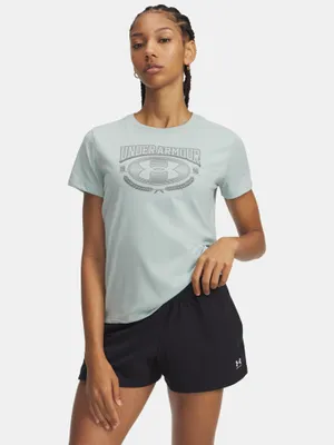 Image de Under Armour Ua W Varsity Ss - bleu émail, taille : XS