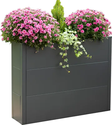 Produktbild von Westmann Metall Pflanzkübel Talus XL Pflanzkübel rechteckig Anthrazit 100x25x77cm