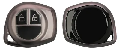 Produktbild von kwmobile Schlüsselhülle für Suzuki 2-Tasten Autoschlüssel Keyless Go Hülle - Autoschlüssel Schlüssel Hülle aus TPU Silikon - Schlüsselschutz Gehäuse