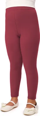 Produktbild von Merry Style Mädchen Lange Leggings aus Baumwolle MS10-225 (Weinrot, 134 cm)