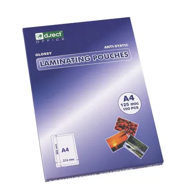 Obrázok produktu pre Laminovacia fólia A4 125 mic a'100 D.RECT