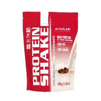 Zdjęcie produktu dla Activlab Protein Shake 750g, koncentrat białka serwatkowego i izolat białka sojowego - czekolada