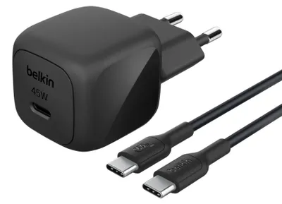 Produktbild von Belkin BOOST Charge USB-C 45W PD PPS+USB-C Kab.sw.WCA013kq1MBK-B6