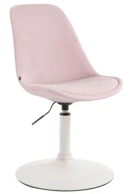 Produktbild von Esszimmerstuhl Maverick Samt weiß pink