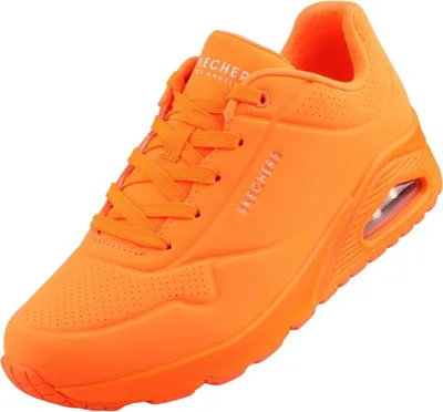 Produktbild von Skechers Uno - Night Shades - Neon Orange Synthetik Größe: 40 Normal