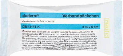 Immagine prodotto di SÖHNGEN® 1003371 confezione di medicazione aluderm® DIN 13151-K - piccola, 3m x 6cm