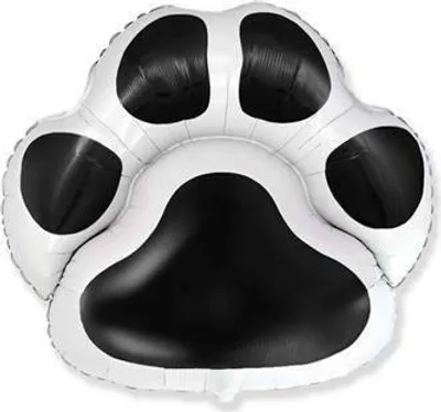 Zdjęcie produktu dla Balon Foliowy Fx Łapka czarna, 61cm