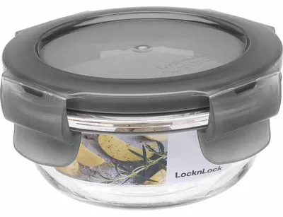 Immagine prodotto di LocknLock  oven glass 130ml Ø 100 x 50 mm, Deckelfarbe grau LLG812G