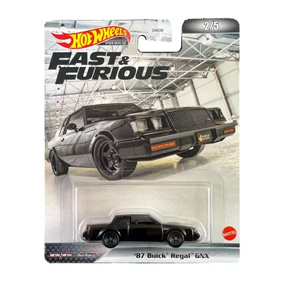 Produktbild von Hot Wheels DMC55-HCP16 Buick Regal GNX schwarz 1987 - Fast & Furious Maßstab 1:64 Modellauto