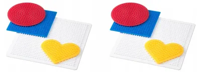 Produktbild von IKEA PYSSLA Bügelperlenformen Set kreatives Basteln