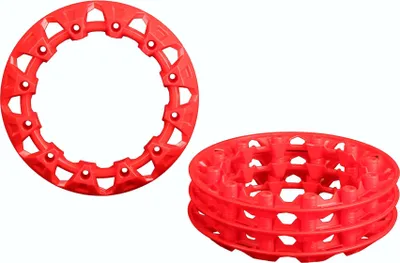 Produktbild von Zierblende Felgenblende für Reifen Quadreifen 18x9,5-8 19x7-8 Quad ATV  Farbe: Rot