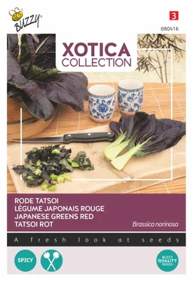 Produktbild von Buzzy Xotica Tatsoi Rot Samen - Ca. 1 gr | Buzzy_080416