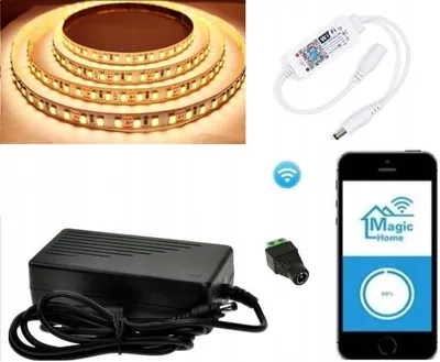 Produktbild von Omako LED-Streifen-Set 3m Warmweiß WiFi-Steuerung
