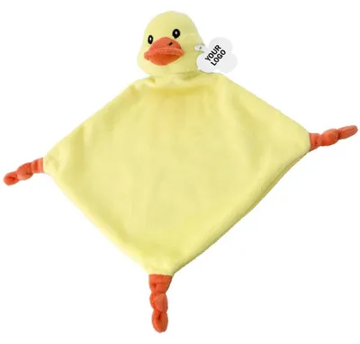 Image de L-Merch - Tissu « Relax », peluche, canard LT4595 (taille unique) (jaune)