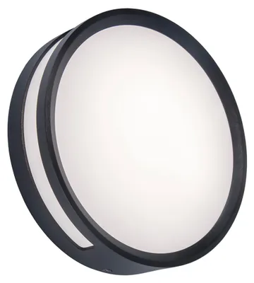 Zdjęcie produktu dla Kinkiet zewnętrzny LED ROLA antracytowo-biały 13W Ciepła biel 800lm aluminium wym:4,8x18,3x18,3cm IP54 Lutec