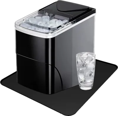Produktbild von Eiswürfelbereiter-Pad, wasserabsorbierende Arbeitsplatte, wiederverwendbares Eiswürfeltablett-Pad, leicht zu reinigende Abtropfmatte für die Küche