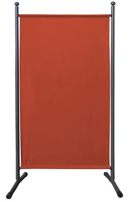 Produktbild von Paravent Outdoor Wetterfest 180 x 78 cm Rotorange | Raumteiler Stellwand Innen | Garten & Balkon Sichtschutz Blickdicht