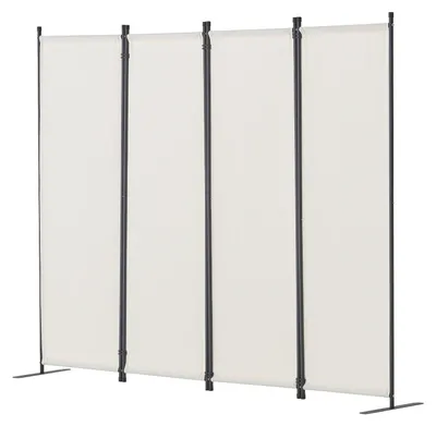Produktbild von Raumteiler Trennwand 4-teiliger Paravent Stellwand, faltbarer Sichtschutz für Büro Schlafzimmer Esszimmer Arbeitszimmer Balkon