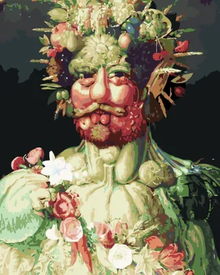 Obrázek produktu pro malování podle čísel s rámem Obrázky k malování - Vertumnus 40x50 cm