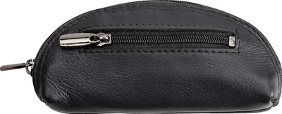 Produktbild von Josephine Osthoff - Schlüsseltui SCHLÜSSELMAUS Schlüsseltasche Schlüsselmäppchen Mini Münztasche Echt Leder mit Kreditkarten-RFID-Schutz Doppelnaht Außentasche Schlüsselfach mit Ring