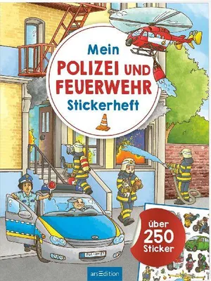 Produktbild von Mein Polizei- und Feuerwehr-Stickerheft
