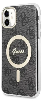 Immagine prodotto di Guess Guhmn61H4Stk Custodia rigida per Iphone 11 6.1Czarny/Nero 4G Magsafe
