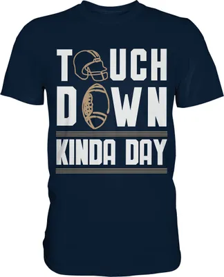 Produktbild von American Football Touchdown T-Shirt – Navy / 4XL