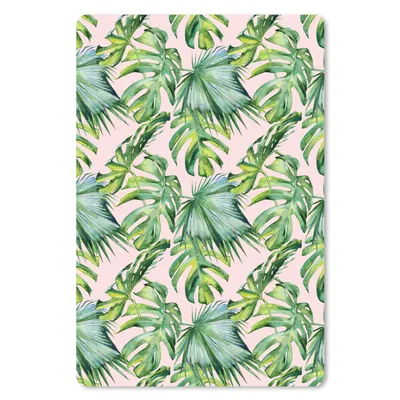 Produktbild von MuchoWow® Mauspad Mousepad Blumen - Tropisch - Blätter 40x60 cm - Mousepads - Maus Mat - Pad - Mausunterlage - Schreibtisch Accesoire