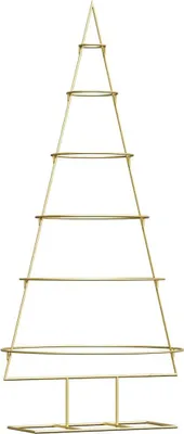 Obrázok produktu pre Kovový vianočný stromček Zlatá 148 cm Povrchovo upravená oceľ